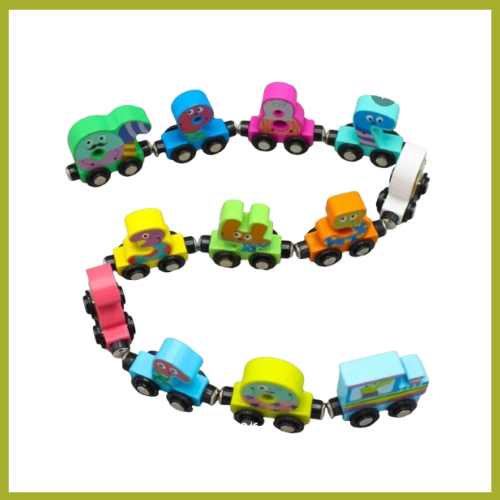 Wooden Magnetic Number Train | Educational Toy for Kids