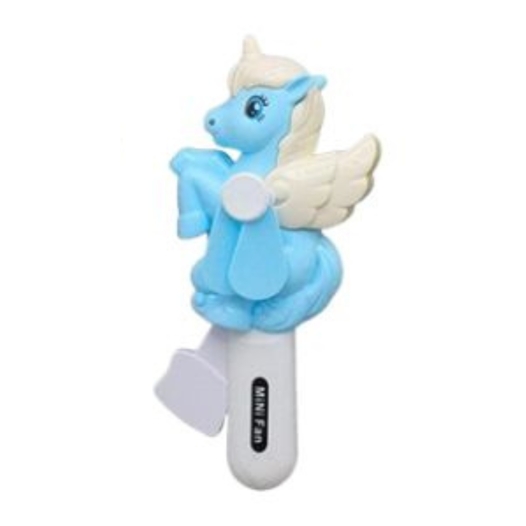 Unicorn Hand Press Fan for Kids | Portable Mini Cooling Fan
