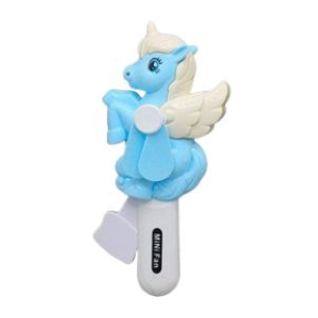 Unicorn Hand Press Fan for Kids | Portable Mini Cooling Fan