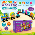 Wooden Magnetic Number Train | Educational Toy for Kids