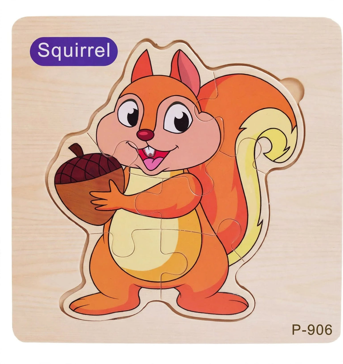 Random 1 Piece 3D Wooden Puzzle | Montessori Educational Toy for Toddlers