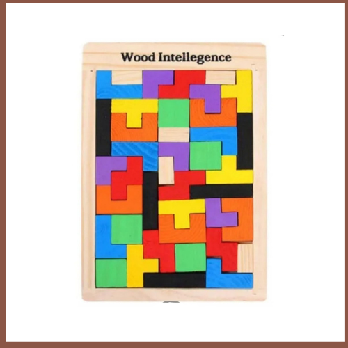 Wooden Tangram Puzzle for Kids | Educational Brain Toy