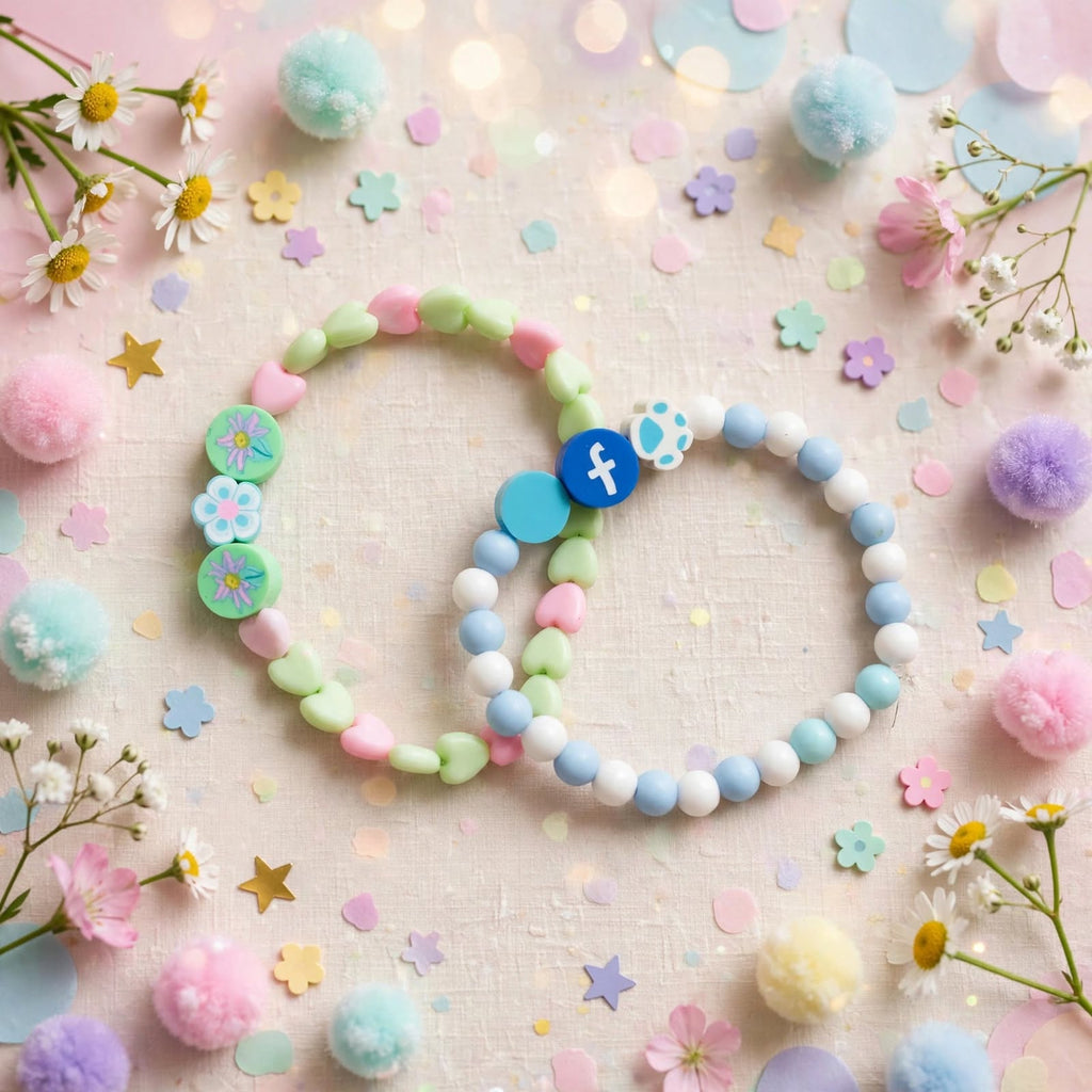 Kids Handmade Multicolor Beaded Bracelet Set | 2 & 3 Piece