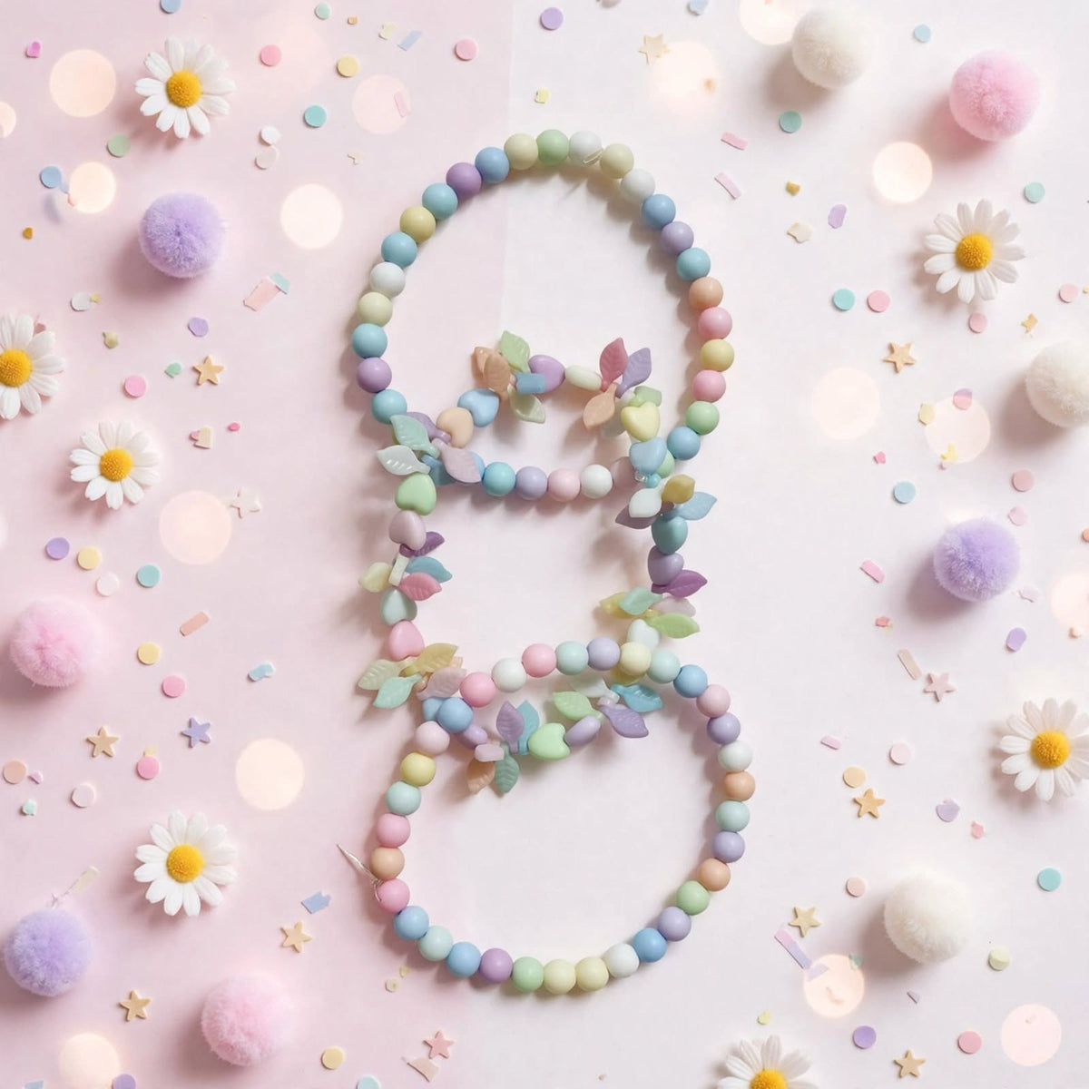 Kids Handmade Multicolor Beaded Bracelet Set | 2 & 3 Piece