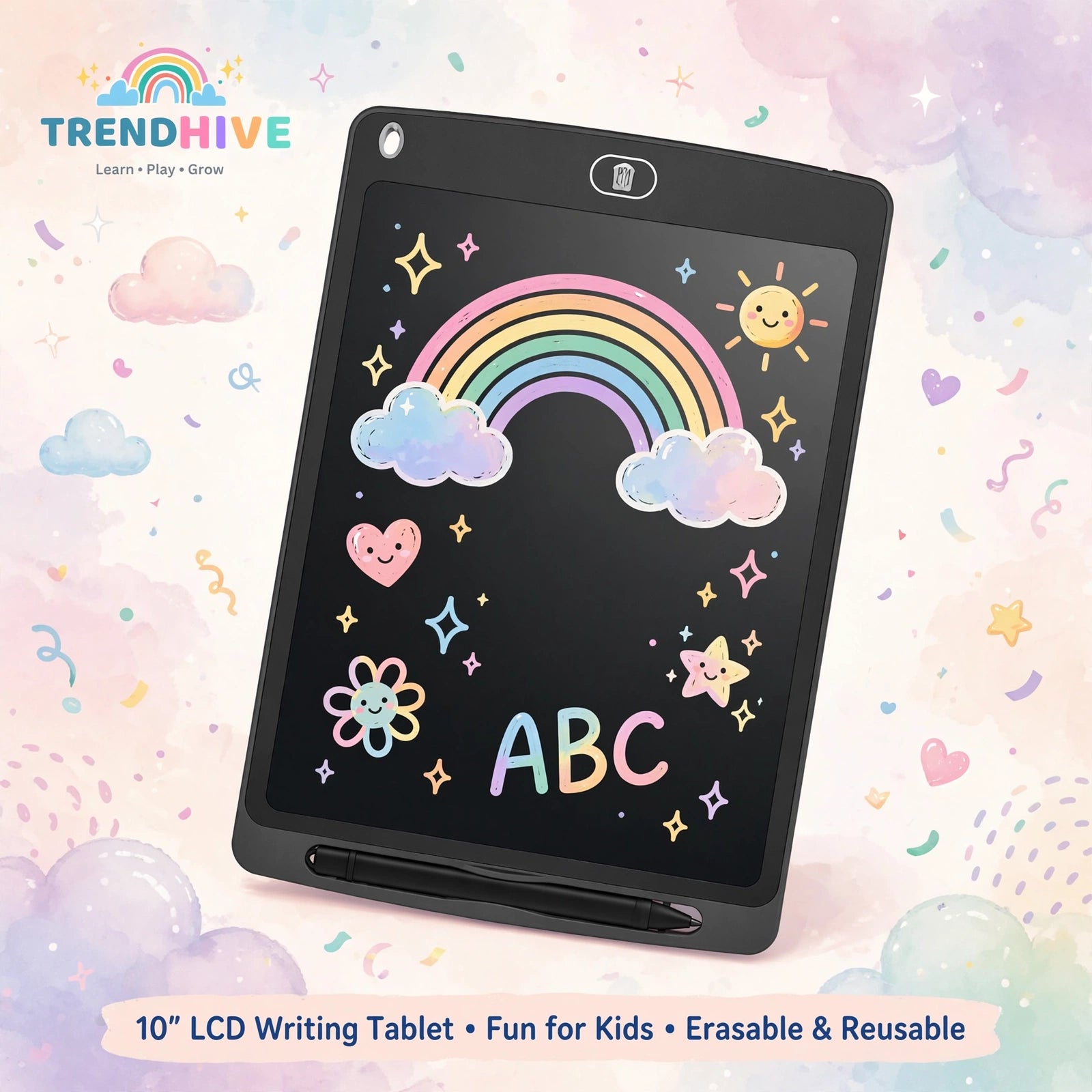 8.5 Inch LCD Writing Tablet for Kids | Reusable Drawing & Writing Board