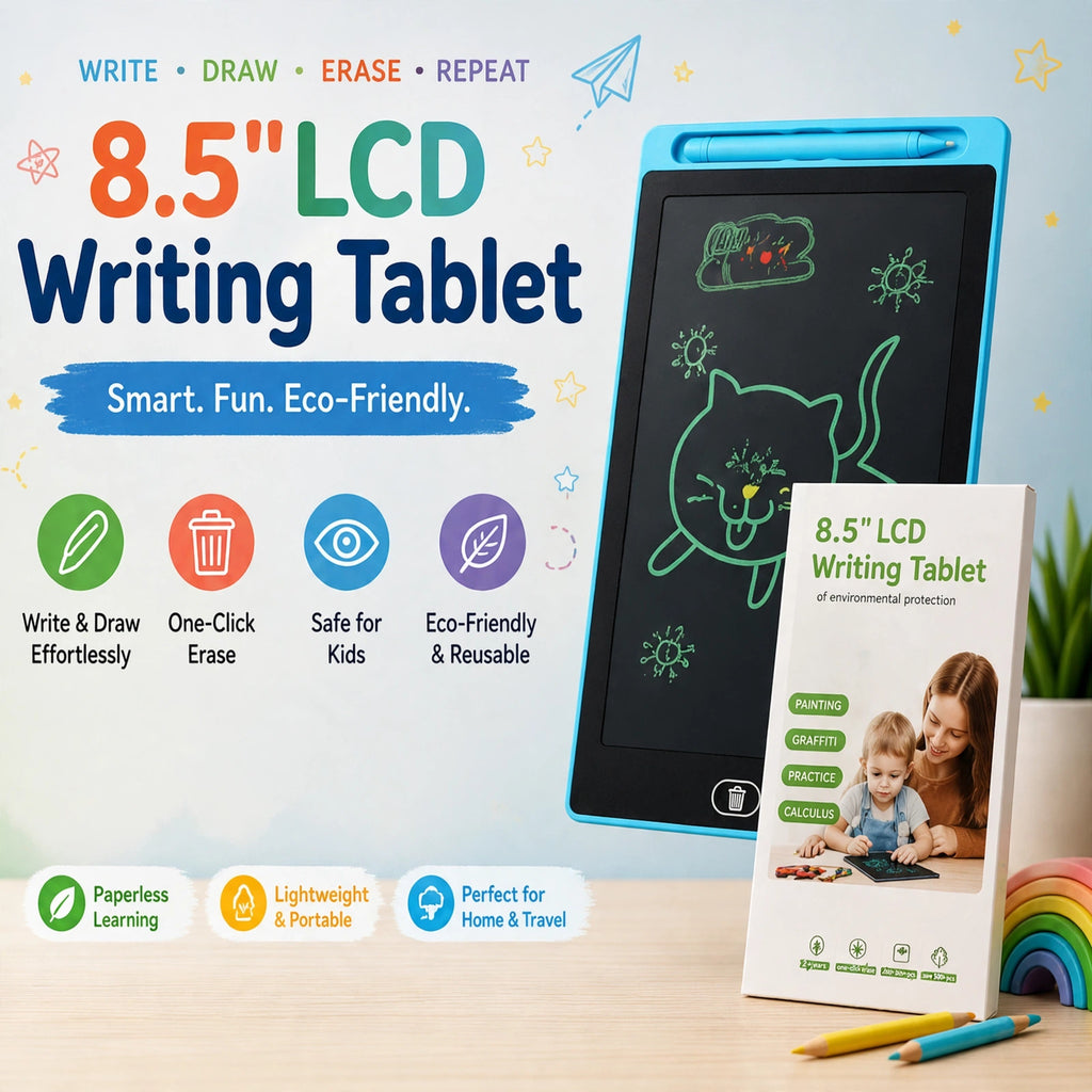 LCD Writing Tablet for Kids | Reusable Drawing & Writing Board