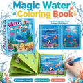 Magic Water Coloring Book for Kids | Reusable Mess-Free Painting Book